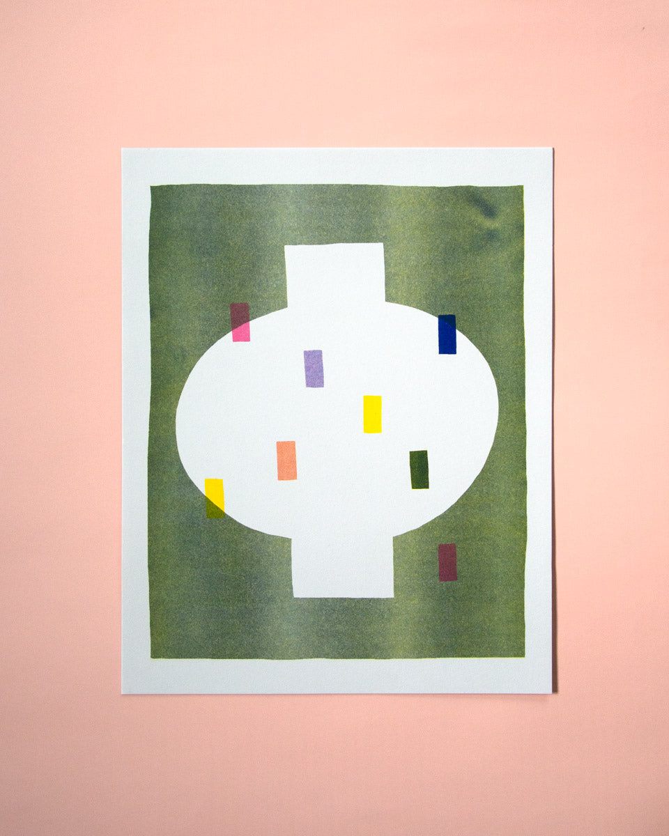 Grove Risograph Art Print