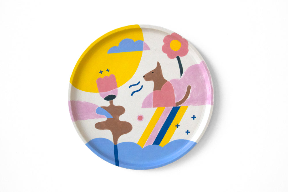 LEMONNI x MiMOKO Ceramic Plate - SAMPLE