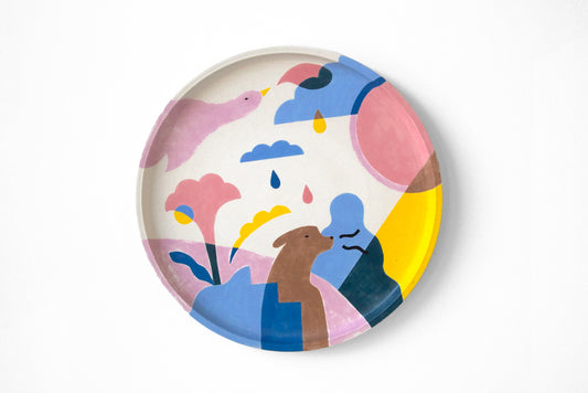LEMONNI x MiMOKO Ceramic Plate - SAMPLE