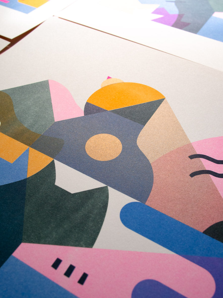 Whispers of the Wild Risograph Art Print